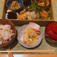 炭火焼き魚と野菜御膳 一汁六菜(90分制)