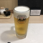 Tempura Izakaya Kinobi - 生ビールはアサヒのスーパードライ