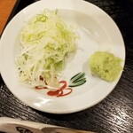 ごまそば 遊鶴 - ネギとわさび