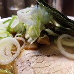 滝野川 大勝軒 - のり・ねぎ別皿なのに。