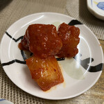 ごはんばー - 付け合わせのキムチ