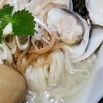 塩そば専門店 桑ばら - 冷たいハマグリの冷やし塩そば