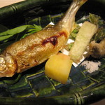 くろぎ - 天然鮎の塩焼き（2012/6）