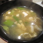 くろぎ - 鯛出汁味噌汁（2012/6）