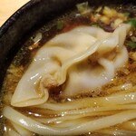 ラーメン巌哲 - 賄いつけ麺「餃子」