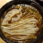 ラーメン巌哲 - 賄いつけ麺「餃子」