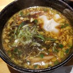 ラーメン巌哲 - 賄いつけ麺「餃子」