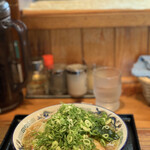 中華蕎麦 春馬 - 朝ラーセット（普）700円に九条ねぎTP100円