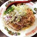 金町製麺 - 煮干し油そば