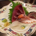 金町製麺 - 刺身盛