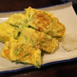 金町製麺 - ネギたっぷりだし巻き卵　400円