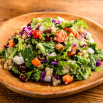 Vegan kale and quinoa chopped salad