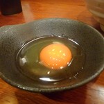 麺処 にぼし香 - 木更津産鵜飼農場の生卵