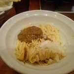 麺処 にぼし香 - 牡蠣の和え玉