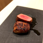 西麻布けんしろう - 追加の厚切りタン素晴らしい火入れ