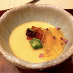 西麻布けんしろう - 夏野菜と牛骨冷製茶碗蒸し