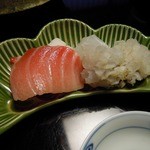 しのはら - 秋田マグロのトロ。瀬戸内海の鱧