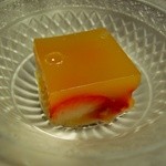 しのはら - マンゴーの苺ゼリー