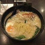 山形黒毛和牛 米沢牛焼肉 仔虎 - 牛骨ラーメン