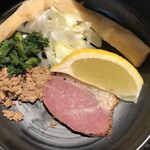 鴨出汁中華蕎麦 麺屋yoshiki - 鴨出汁手揉み醤油つけ麺