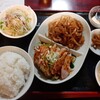 中華旭 - よだれ鶏と豚の生姜焼きランチ　\850(20-07)