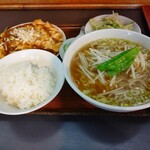 中華料理 東東 - 【2020.7.10(金)】麻婆豆腐ランチ(ラーメン＋麻婆豆腐)750円