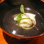 銀座 しのはら - 毛蟹の真丈椀