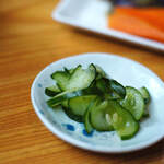 宝来家 - "葅（にらぎ）"、黃瓜（そばうり）の糠漬（ぬかづけ）