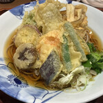 寿司と山形蕎麦 海風季 - 野菜天冷やし蕎麦