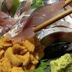 旬酔基じ - 鯵も鮮度が素晴らしい...♪*ﾟ