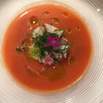 サラマンジェ ド ヨシノ - 佐島のタコのガスパチョ