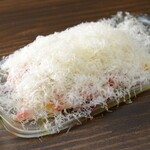 Chizu Ya - 鮮魚のカルパッチョ　パルミジャーノチーズ仕立て