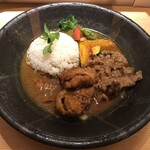 大衆中遊華食堂 八戒 - カリィ２種あいがけ（ラム）（1,430円）