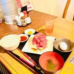 島牛 - 和牛ミックスカルビ定食