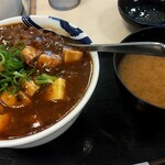 松屋 - 7/10㈮に食べた麻婆豆腐丼大盛り