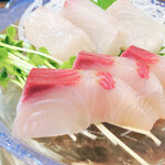 嬉すし - カンパチ作り　アップ