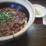 中国麺飯 勇 - 麻婆豆腐土鍋ご飯