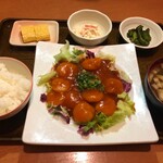 うまか房 - エビチリ定食