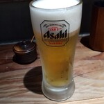 Torigen - 生ビール中 429円 ♪