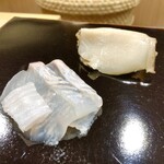 日本橋蛎殻町 すぎた - 青森の平目と千葉の鮑