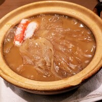 MASA'S KITCHEN 名古屋JRゲートタワー - フカヒレの姿煮あんかけ土鍋ご飯…３４００円(税込み)
