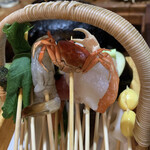 萩茶釜風天ぷら - 