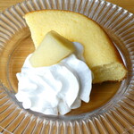 カフェ×ザッカ ブルーシャ - シフォンケーキ