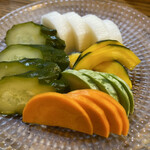 かぶと - お新香(オプション)