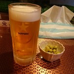 Warashibe - ビールと蒼大豆、、、これが１番美味しかったぁ～～～