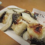 料理とお酒 まさ - 穴子の白焼きは８切れくらい