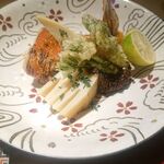 もと井 - 金目鯛、竹の子、こしあぶら、フキノトウ味噌