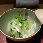 もと井 - 稚鮎、うるいのお椀