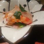 もと井 - 車海老桜ジュレがけ