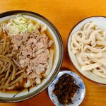 門々利うどん  - 筋肉並450円＋替玉冷100円
